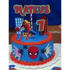 Topo Topper do bolo Homem Aranha