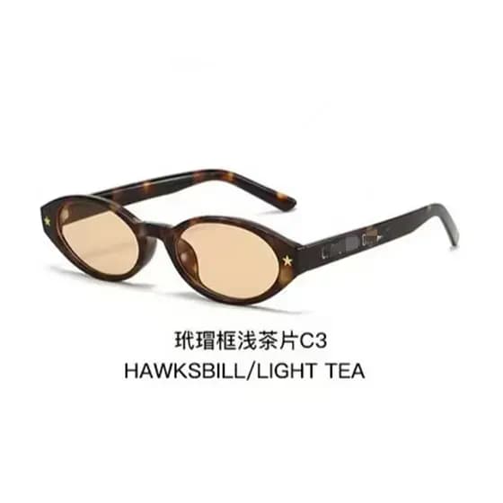 Novo estilo Oval pequeno quadro moda óculos de sol senhoras High-End óculos de sol na moda marca Design óculos uv400
