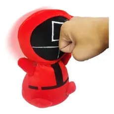 Bicho De Pelúcia Round Squad Brinquedo Com Som