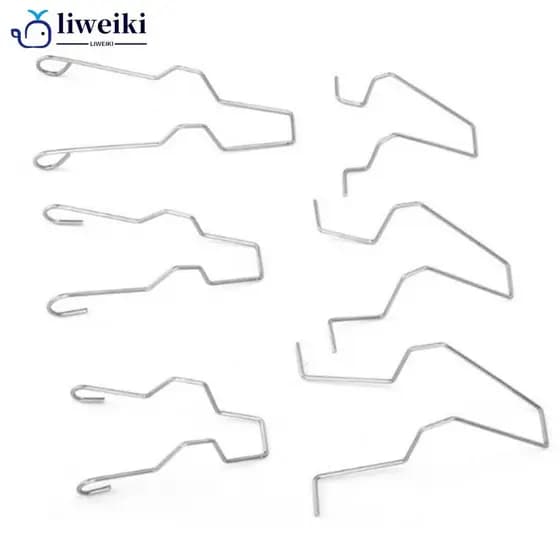 LIWEIKI 6 Pçs Farol Do Carro Lâmpada Retentor Clipes De Mola Fivelas Metal Primavera Para H1 H3 H4 H7 5ZHSFULLKIT K5U3