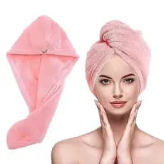 Touca De Cabelo Seco , Toalhas De Microfibra Macias De Secagem Rápida Para Cabelos Longos Femininos , Toucas De Banho Na