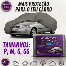 Capa Cobrir Astra Hatch ARMADA FORCE 100% Impermeável Sem Forro Protege Sol Chuva Proteção Anti-UV