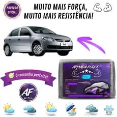 Capa Cobrir Gol G5 ARMADA FORCE 100% Impermeável Forrada Protege Sol Chuva Poeira Proteção Anti-UV