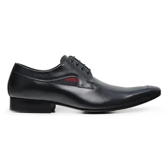 Sapato Social Masculino em Couro Sapato Derby Solado de Couro