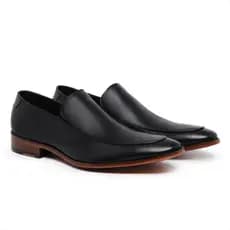Sapato Loafer Social em Couro Legitimo Sapato com Sola de Madeira Sapato Homem Elegante
