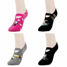 Meia Sapatilha Pilates Feminina Antiderrapante 35 - 40