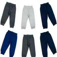 Kit 3 Calça Moletom Punho Infantil Menino Kyly  Tam 1 Ao 8