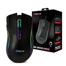 MOUSE GAMER XTRIKE ME GM-314 RGB COLORS COM FIO