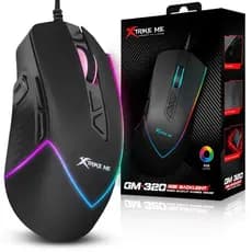 MOUSE GAMER XTRIKE ME GM-320 RGB BLACKLIGHT GAMING MOUSE