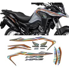 Kit Adesivos Faixas Holográfico Camaleão Moto APENAS XRE 190 ADVENTURE ANO 2025