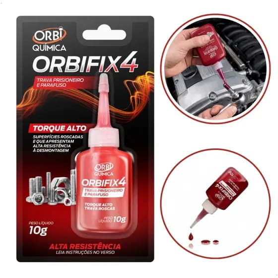 Silicone Cola Trava Parafuso Prisioneiro Rosca Porca 10g Alta Resistencia Orbifix