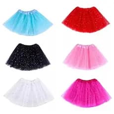 Saia de Carnaval Tule Tutu com Glitter Adulto