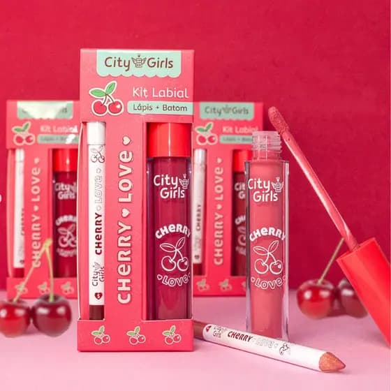Lip Combo Lápis + Batom So Sweet - City Girl