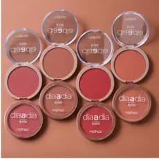 Blush Compacto - Dia a Dia - Toque Aveludado - Alta pigmentação - Mahav