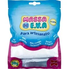 Massa De Eva Branco 50g Com 5 Unidades.
