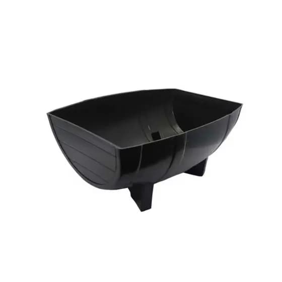 1 Vaso Jardineira Floreira Plástico Barril Plantas