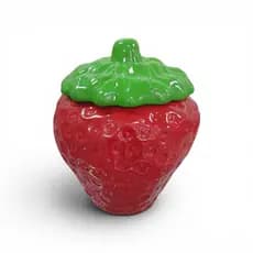 Pote Artesanal De Cerâmica No Formato De Morango