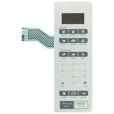 Membrana Teclado Para Micro-ondas Compatível Com Consul Cms45 Cms 45 Branca