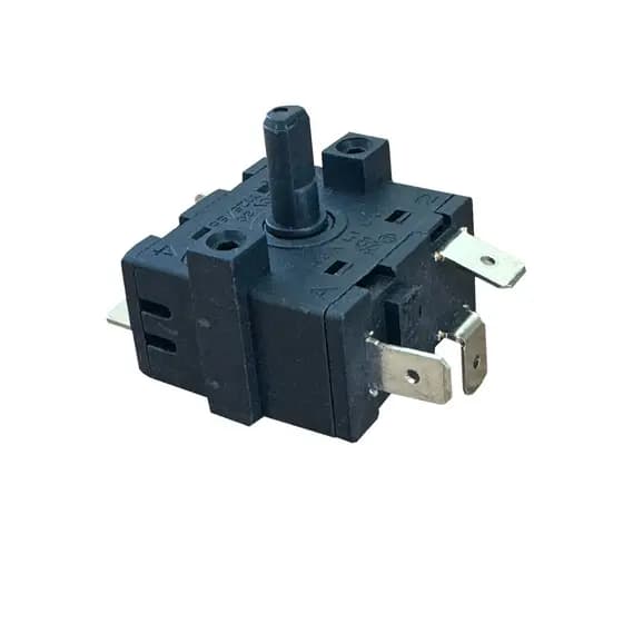 Chave Seletora Interruptor Para Forno Elétrico 16a 5 Pinos 5 posições giro sem fim