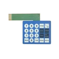 TND Membrana Teclado para Balança Compatível com Toledo Prix 3 LC Azul