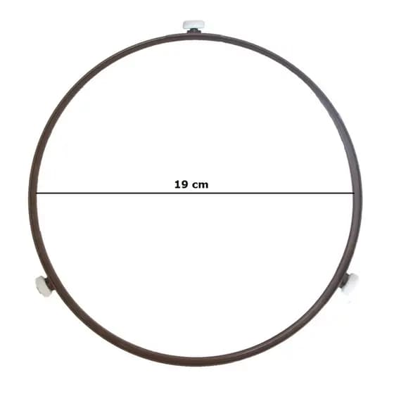 Rodizio Roldana Giratório Prato De Micro-ondas de 25 a 29 cm de diâmetro