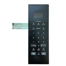 TND Membrana Teclado para Micro-ondas compatível com Philco PM27 PM 27 Preta