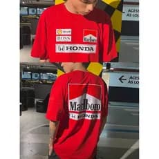 Camiseta Mclaren Retrô - Fated car 100% Algodão unissex