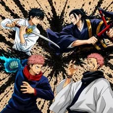 Painel Jujutsu Kaisen Festa Banner Aniversário