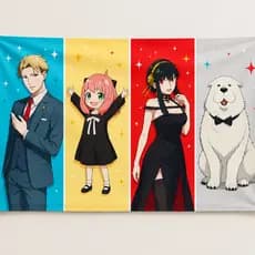 Painel SPY X Family Festa Banner Aniversário