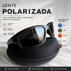 Óculos de Sol Masculino Polarizado UV 400 Esportivo Corrida Ciclista