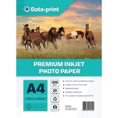 Papel Fotografico A4 20 Folhas Data Print 230g