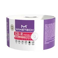 50 Und Cd-r 700mb - 80min - 1x-52x Printable Maketech