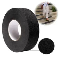 Fita Antiderrapante Preta Para Escada Degrau Piso 10m x 50mm