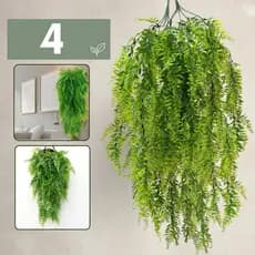 Planta Artificial Samambaia Pendente Decoração Jardim Vertical