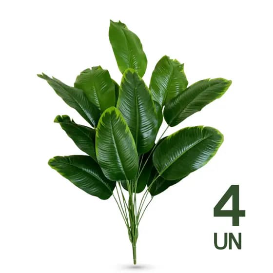 Planta Artificial Bananeira Arranjo Decoração Sala Quarto Folhagem Grande Tropical Palmeira