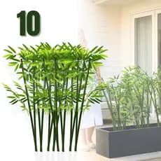 Bambu Artificial Planta Realista Grande 80cm Decoração Elegante