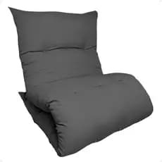 Colchonete Futon Dobrável 170x60 Almofada Colchão Portátil Solteiro Pallet Espreguiçadeira