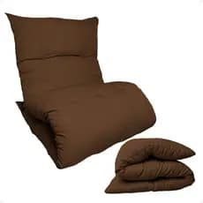 Colchonete Futon Colchão 170x60 Solteiro Dobrável Multiuso Decorativo Almofada Acampamento
