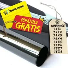 Insulfilm Metalizado Titanium 75ctm Poliéster G5 Anti Risco  5 ANOS DE GARANTIA
