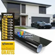 Insulfilm Anti Risco 75 ctm  G5%, G20% ,G35%  Automotivo