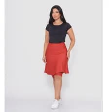 Short Saia Fitness Modesto Caminhada Funcional Moda Evangélica Treinos