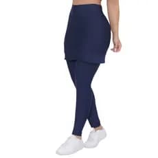 Calça Saia Fitness Moda Evangelica C/ Bolso Cristã Modesta