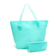 Bolsa de Praia  de Silicone Ziper 4 Cores Bolsa Femininas Bolsa Feminina!