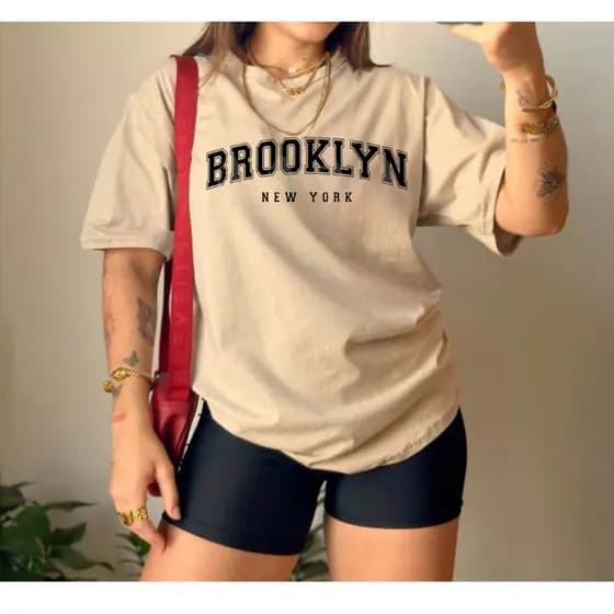 Camiseta Feminina T-Shirt  Blusinha Camisa Blusa Básica Moda Verão Bege 100% Algodao Premium