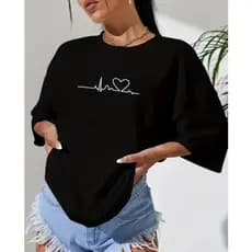 Camiseta Feminina Oversized Academia Camisa 100% Algodão Lançamento Estilo Gym Treino Fitness Casual