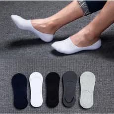Kit Pares de MEIA SAPATILHA INVISÍVEL com Silicone Masculino e Feminino