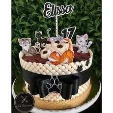 Topo de Bolo Personalizado. Tema: Pets
