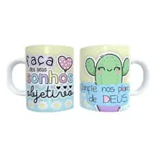 Caneca personalizada religiosa versículos bíblicos L99