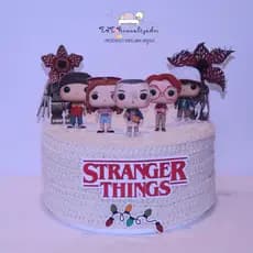 Topo de Bolo Personalizado. Tema: Stranger Things