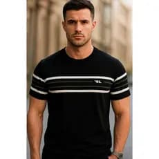Camiseta Manga Curta Masculina Básica casual algodão premium